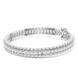 Lab grown round diamond tennis bracelet available in yellow gold white gold and rose gold with 49 brilliant diamonds in elegant collet setting