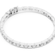 Emerald cut lab grown diamond tennis bracelet in yellow gold white gold and rose gold with sleek modern diamond layout