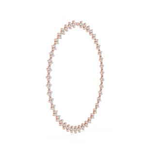 Pearl necklace on a white background