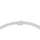 Diamond necklace on a white background