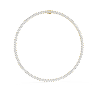 diamond necklace on a white background