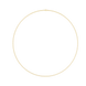 Gold necklace on a white background
