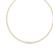 Classic Bezel Set Diamond Tennis Necklace
