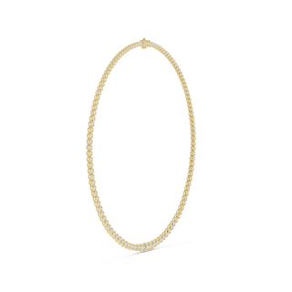 Classic Bezel Set Diamond Tennis Necklace