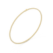 Gold necklace on a white background