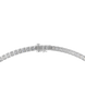 Emerald cut diamond tennis necklace