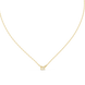 Emerald Cut Solitaire Diamond Pendant in Gold | Signora Jewels