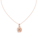 Cushion halo diamond pendant in gold with lab grown diamonds by Signora Jewels