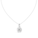 Cushion halo diamond pendant in gold with lab grown diamonds by Signora Jewels