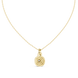 Cushion halo diamond pendant in gold with lab grown diamonds by Signora Jewels