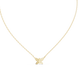 Butterfly diamond pendant in gold with lab grown diamonds by Signora Jewels
