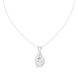 Elegant pear halo diamond pendant in gold with lab grown diamonds by Signora Jewels