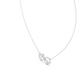 Elegant infinity pear diamond pendant in gold with lab grown diamonds by Signora Jewels
