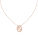 Elegant pear halo diamond pendant in gold with lab grown diamonds by Signora Jewels