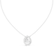 Elegant pear halo diamond pendant in gold with lab grown diamonds by Signora Jewels