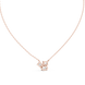 Modern mixed shape diamond cluster pendant in gold with lab grown diamonds by Signora Jewels