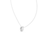 Elegant pear cut halo diamond pendant in gold with lab grown diamonds by Signora Jewels