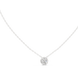 Minimal round cut solitaire diamond pendant in gold with lab grown diamond by Signora Jewels