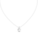 Classic round cut solitaire diamond pendant in gold with lab grown diamond by Signora Jewels