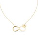 Infinity butterfly diamond pendant in gold with lab grown diamonds by Signora Jewels