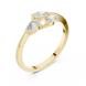 Ladies pear marquise diamond ring in gold with pear and marquise lab grown diamonds by Signora Jewels
