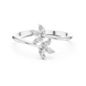 Ladies marquise leaf diamond ring in gold with marquise lab grown diamonds by Signora Jewels