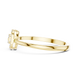 Ladies round cluster diamond ring in gold with round lab grown diamonds by Signora Jewels