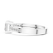 Ladies princess side diamond ring in gold with princess and round lab grown diamonds by Signora Jewels