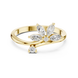 Ladies marquise floral diamond ring in gold with marquise and round lab grown diamonds by Signora Jewels