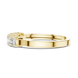 Ladies five stone diamond ring in gold with round lab grown diamonds by Signora Jewels