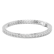 Classic round diamond tennis bracelet available in yellow gold white gold and rose gold with 49 brilliant diamonds in elegant collet setting design