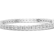 Classic round diamond tennis bracelet available in yellow gold white gold and rose gold with 49 brilliant diamonds in elegant collet setting design