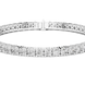 Diamond bracelet on a white background