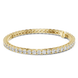 Classic round diamond tennis bracelet available in yellow gold white gold and rose gold with 49 brilliant diamonds in elegant collet setting design