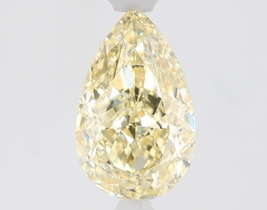 1.13ct Pear Fancy Yellow VVS2 Lab-Grown Diamond