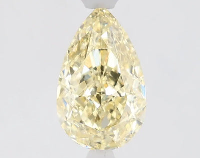 1.13ct Pear Fancy Yellow VVS2 Lab-Grown Diamond