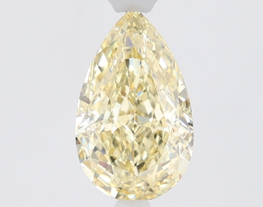 1.11ct Pear Fancy Yellow VVS2 Lab-Grown Diamond