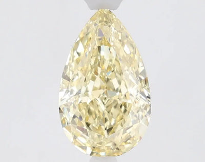 1.11ct Pear Fancy Yellow VVS2 Lab-Grown Diamond