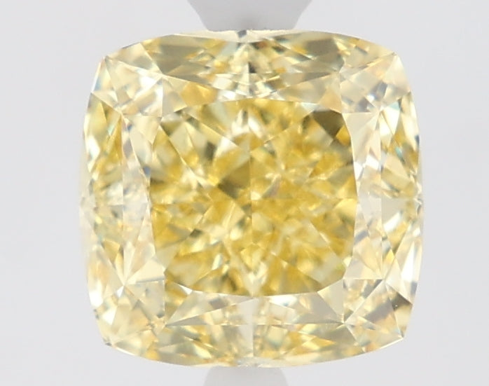 1.64ct Cushion Fancy Intense Yellow VVS2 Lab-Grown Diamond