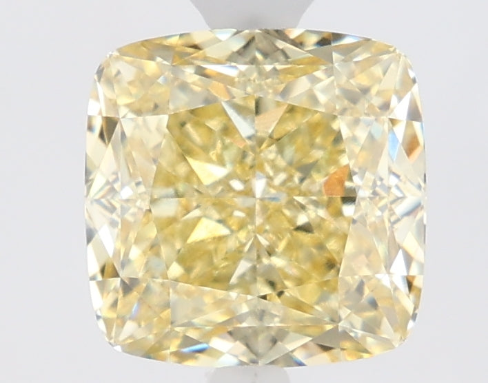 1.85ct Cushion Fancy Yellow VVS2 Lab-Grown Diamond