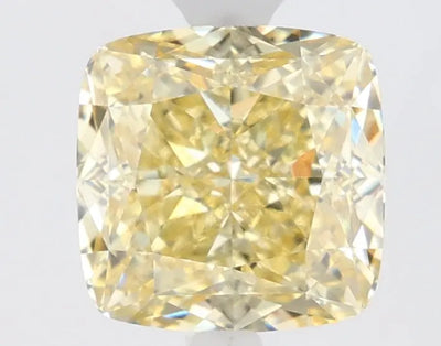 1.85ct Cushion Fancy Yellow VVS2 Lab-Grown Diamond