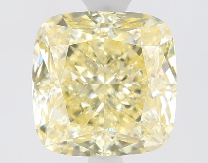 1.75ct Cushion Fancy Yellow VS1 Lab-Grown Diamond