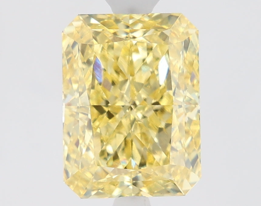 2.12ct Radiant Fancy Intense Yellow VS1 Lab-Grown Diamond