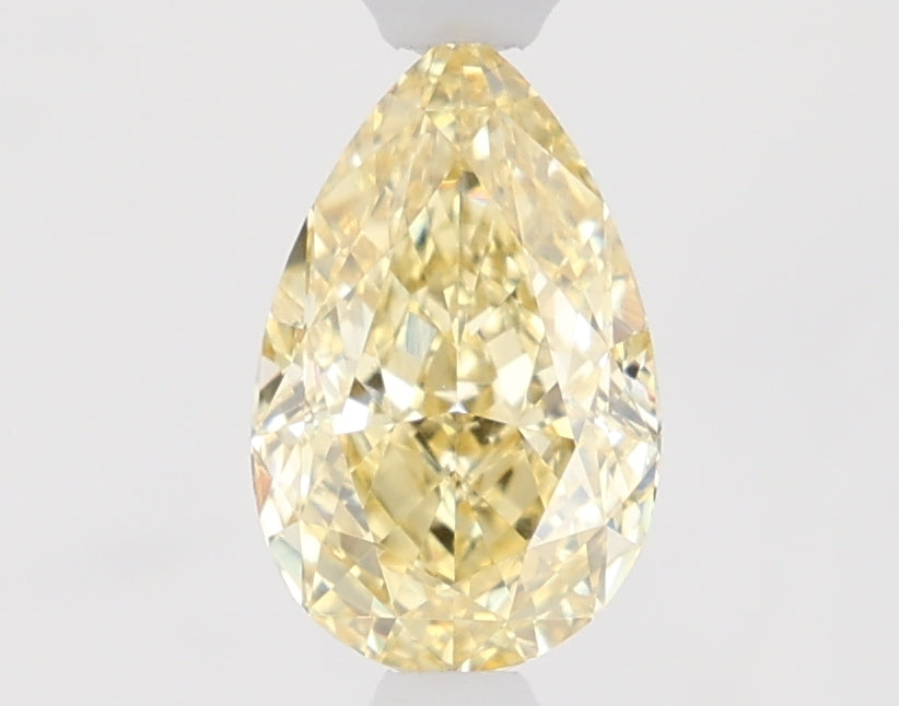 1.02ct Pear Fancy Intense Yellow VVS2 Lab-Grown Diamond