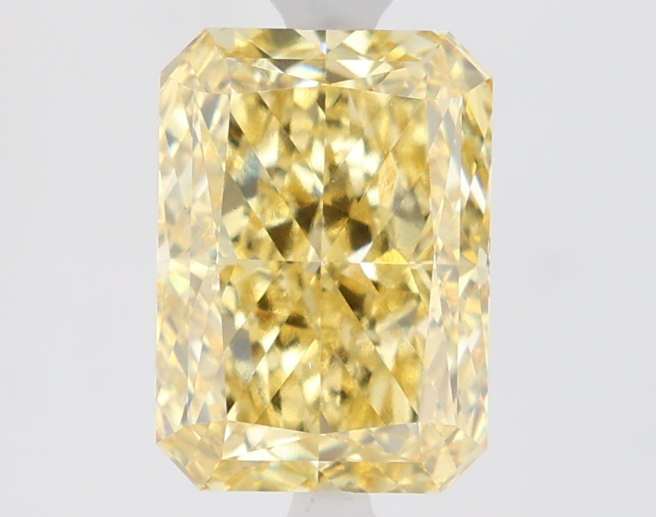 2.53ct Radiant Fancy Intense Yellow VS1 Lab-Grown Diamond