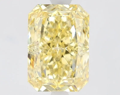 1.67ct Radiant Fancy Intense Yellow VS1 Lab-Grown Diamond