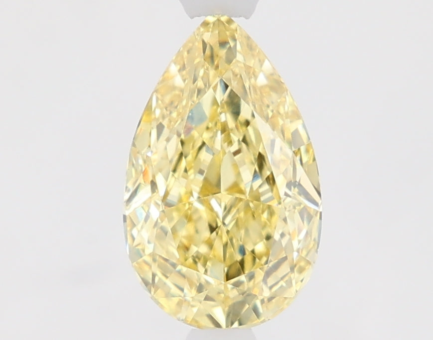 1.16ct Pear Fancy Intense Yellow VS1 Lab-Grown Diamond