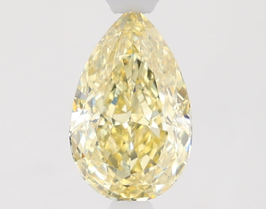 1.29ct Pear Fancy Intense Yellow VS1 Lab-Grown Diamond