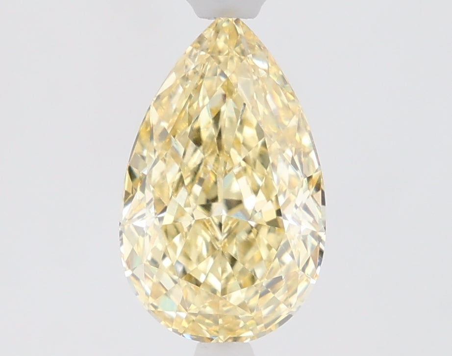 1.33ct Pear Fancy Intense Yellow VS1 Lab-Grown Diamond