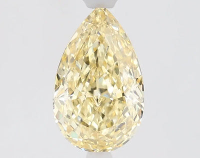 1.33ct Pear Fancy Intense Yellow VS1 Lab-Grown Diamond